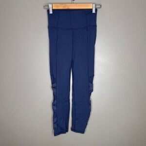 Athleta Criss cross leg leggings